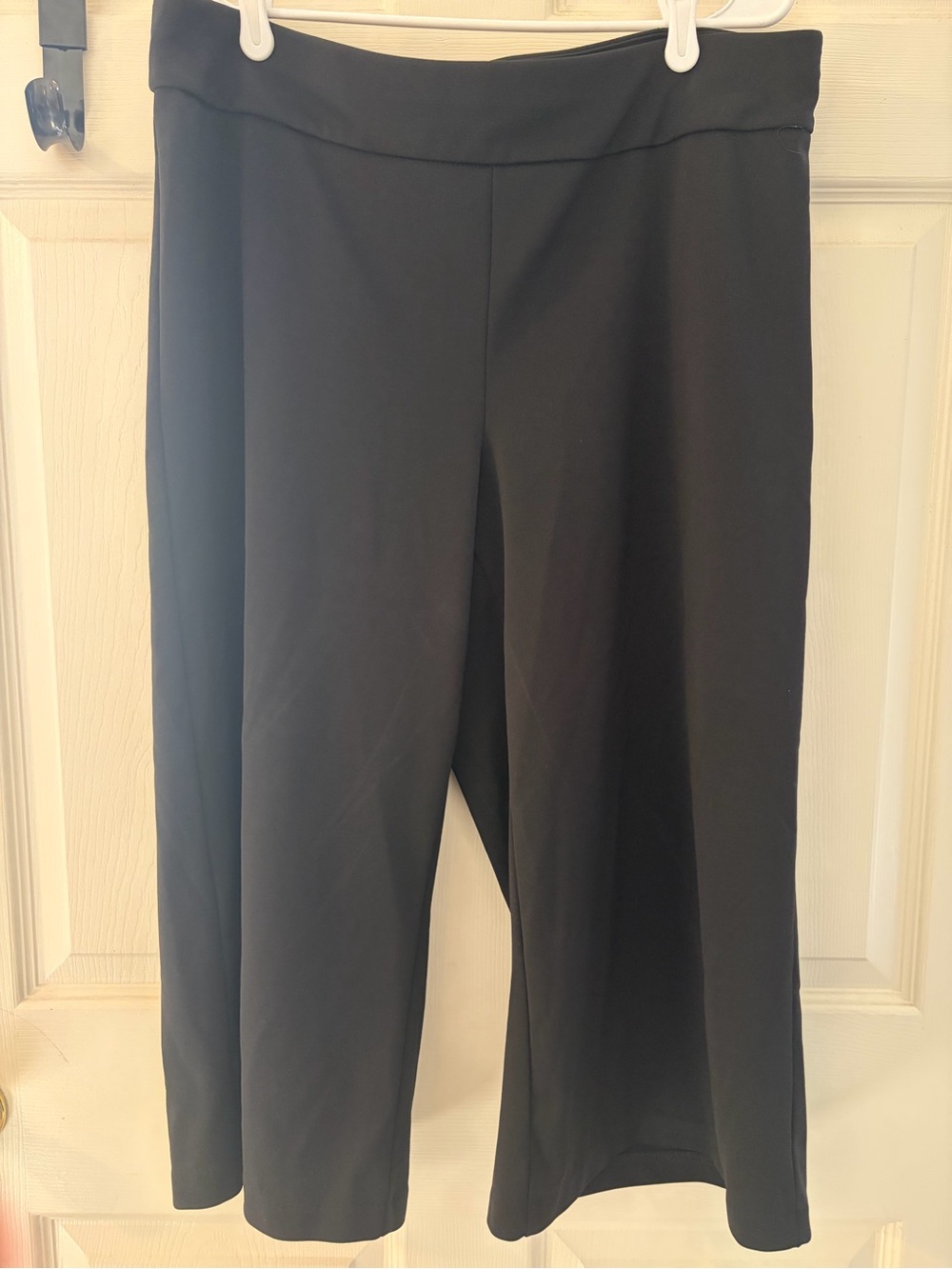 Lane Bryant Black Pull On Dress Pants Size 14/16 Average